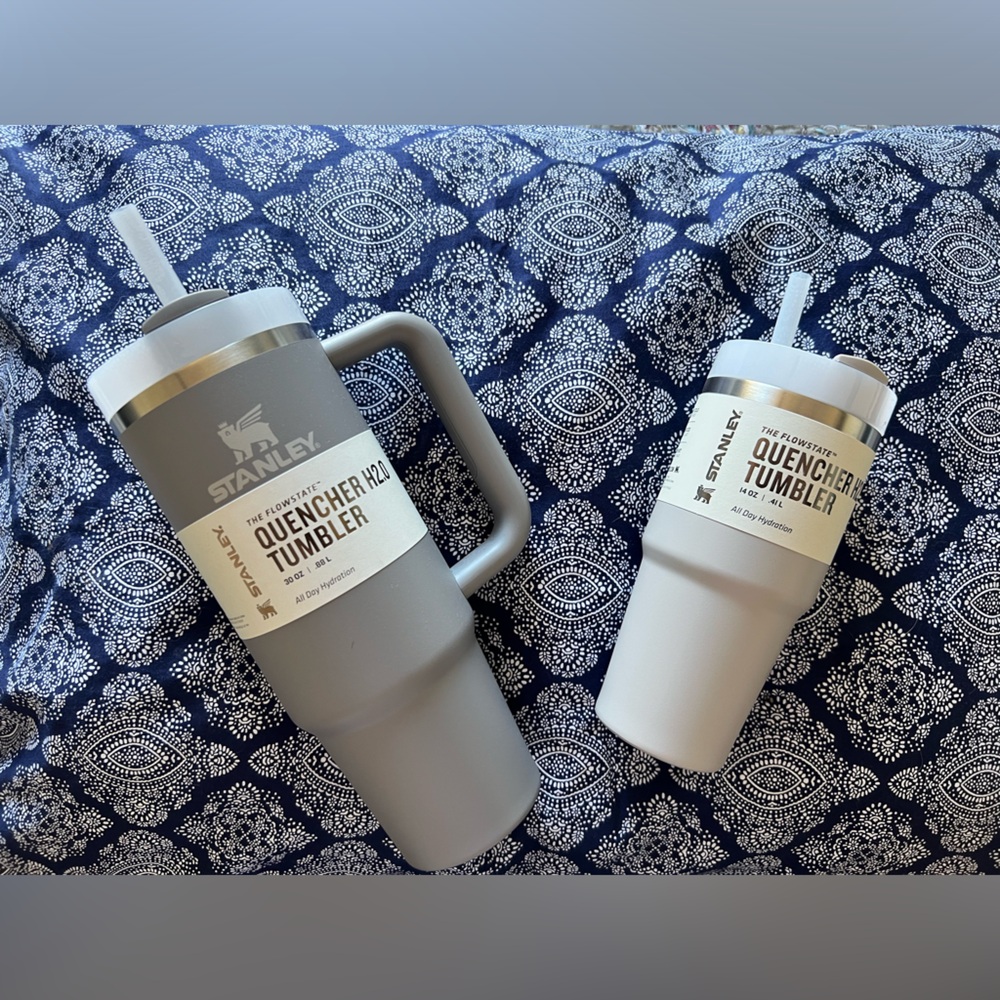 30 & 14 oz STANLEY DUO TUMBLERS.